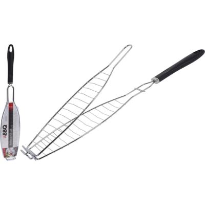 BBQ visgrill 58 cm zwart/chroom BBQ visgrill 58 cm zwart/chroom