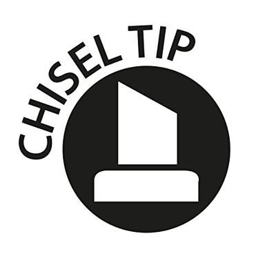 Pentel merkstift pen - afgeschuind N60A - zwart - Q631351