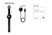 Samsung Galaxy Watch Active2, Fitnesstracker van aluminium, groot display, duurzame batterij, waterdicht, 44 mm, Bluetooth, zwart - thumbnail