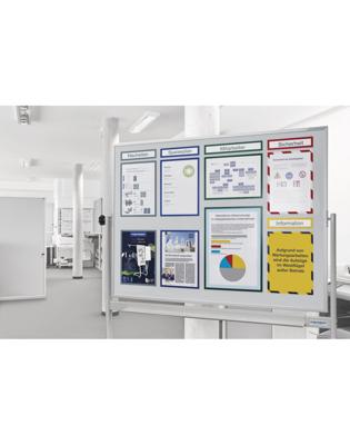 magnetoplan Whiteboard SP Mobil (b x h) 1500 mm x 1000 mm Wit, Aluminium Speciaal gelakt Aan beide zijden te gebruiken, Incl. opbergbakje