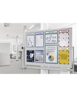 magnetoplan Whiteboard SP Mobil (b x h) 1500 mm x 1000 mm Wit, Aluminium Speciaal gelakt Aan beide zijden te gebruiken, Incl. opbergbakje - thumbnail