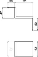 OBO Bettermann 7216512 Verbindingselement Metaal 1 stuk(s) - thumbnail