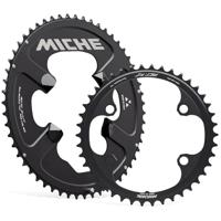 Miche kettingblad utg r92 12v 50 tands zwart met boutjes - thumbnail