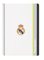 Notitieboekje Real Madrid C.F. Wit A4 80 Lakens - thumbnail