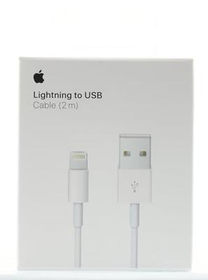 Kabel USB naar Lightning Apple Lightning - USB Wit 2 m