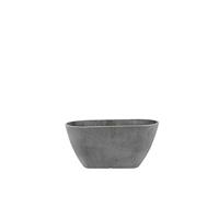 Nova balkonbak half rond 36 beton grijs - thumbnail