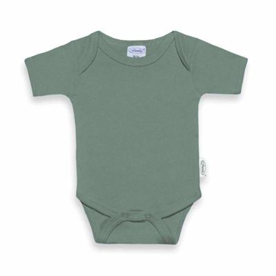 OUTLET Funnies romper korte mouw uni Stone Green-62-68