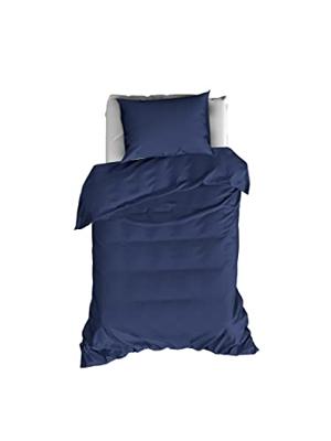 De Witte Lietaer De Witte Lietaer OLIVIA Dekbedovertrek Blue indigo 140x200/220