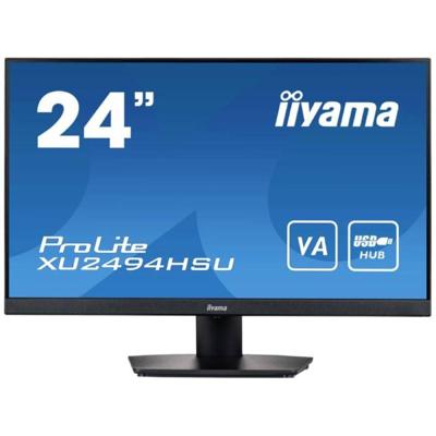 iiyama ProLite XU2494HSU - 24 inch - 1920x1080 - DP - HDMI - VGA - Zwart