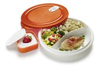 Rotho Micro Clever Magnetronbord 1.2L 26x4.8 cm Papaya Rood/Wit - thumbnail