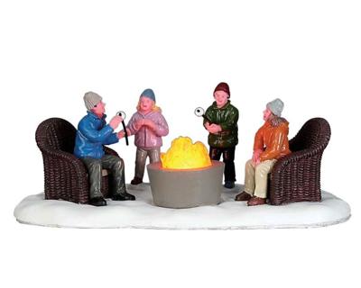Kerstfiguur Fire pit b/o 4.5v LEMAX - Lemax Kerstfiguur Fire pit b/o 4.5v LEMAX - Lemax