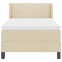 Boxspringbed met matras met matras Crème 90 x 190 cm - thumbnail