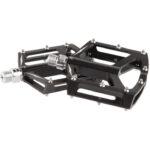 Tecora E Tecora e pedalen bmx/downhill/atb vlak met pedaalpinnen zwart - thumbnail
