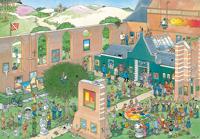 Jumbo legpuzzel Jan van Haasteren - The Art Market 2000 stukjes - thumbnail