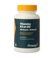 K2 (100mcg) en D3 (50mcg) 60 Tabletten - thumbnail