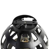 QAZQA Industriële plafondlamp zwart - Bobby - thumbnail