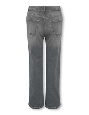 Kids ONLY winter jeansbroek meisjes - grijs - KogMadison - wide leg fit