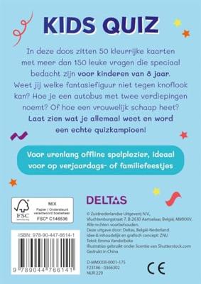 Deltas de allerleukste kids quiz 8 jaar