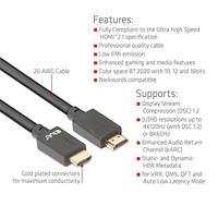 Club 3D Ultra High Speed HDMI 2.1 gecertificeerde kabel male-male - thumbnail