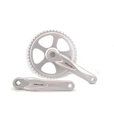 Miranda  alfa 1 crankstel 46t 3/32“, zilver