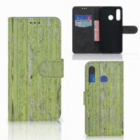 Huawei P30 Lite (2020) | Book Style Case | Green Wood - thumbnail