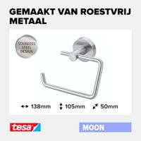 tesa MOON Toiletrolhouder Lijm Metaal - thumbnail