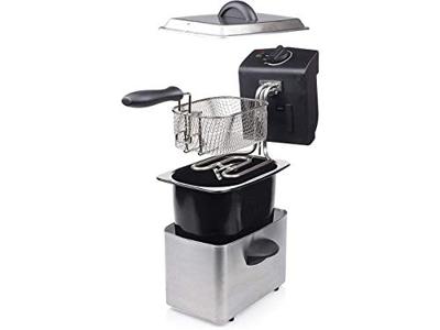 Tristar FR-6919 Friteuse met koudezone 2 l 800 W Zilver (mat)