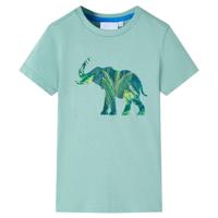 VidaXL Kindershirt 140 lichtkakikleurig - thumbnail