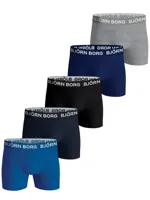 Bjorn Borg boxers 5-Pack jongens boxershorts - Solid - kinder onderbroeken katoen - thumbnail