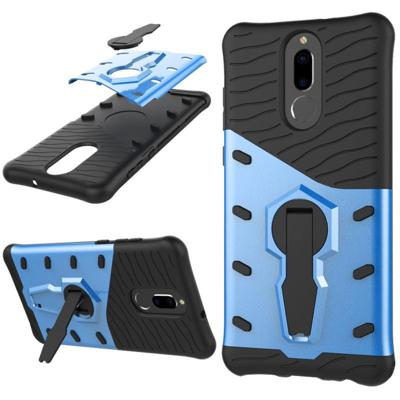 Voor Huawei Honor 9i & Nova 2i & Maimang 6 & Mate 10 Lite & G10 PC + TPU Dropproof Sniper hybride beschermende back cover Case met 360 graden rotatie