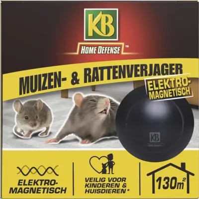 KB Muizenverjager en Rattenverjager Elektromagnetisch 130m²