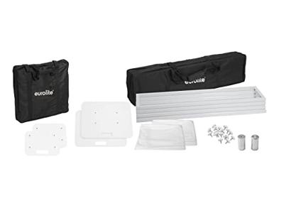 Eurolite 2x Stage Stand 150cm met covers en tas wit