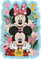Ravensburger houten legpuzzel mickey mouse & minnie mouse, 300st. - thumbnail