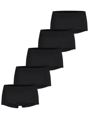 Bjorn Borg boxers 5-pack dames boxershort- Zwarte katoenen dames onderbroeken - Multipack