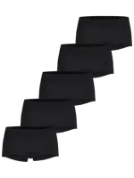 Bjorn Borg boxers 5-pack dames boxershort- Zwarte katoenen dames onderbroeken - Multipack - thumbnail