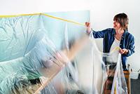 tesa Easy Cover Perfect+ 56572-00000-00 Afdekfolie Geel, Transparant (l x b) 17 m x 2.60 m 1 stuk(s) - thumbnail