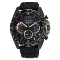 Seiko Chronograph 44MM men Black Steel | SSB349P1 - thumbnail