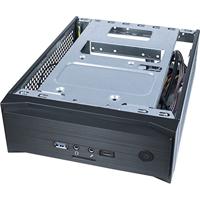 Inter-Tech MW-01 II ITX-Tower Zwart - thumbnail