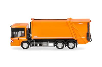 Herpa 319003 H0 Vrachtwagen Mercedes Benz Econic Persvuilniswagen FAUN VARIOPRESS, kommunaloranje