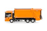 Herpa 319003 H0 Vrachtwagen Mercedes Benz Econic Persvuilniswagen FAUN VARIOPRESS, kommunaloranje - thumbnail