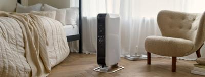 Mill gentle air olieradiator ab-h1000mec (wit/zwart)