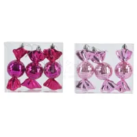 Kerstornament Snoep Foam Assorti 3st - thumbnail