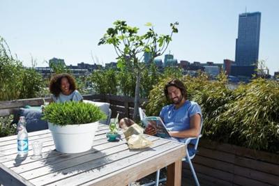 Elho Schaal loft urban 35cm wit - thumbnail