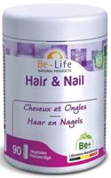 Be-Life Hair & Nail Voedingssupplement Haar en Nagels 90 Tabletten - thumbnail