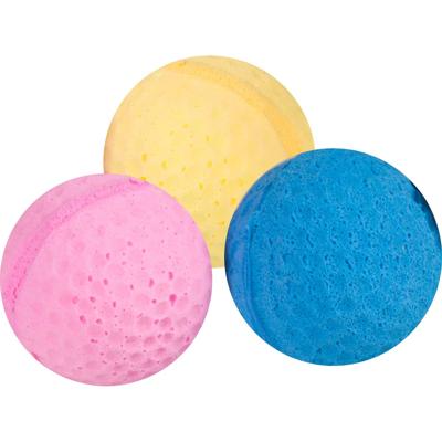 Kattenspeeltje Bal Spungy 4 cm Flamingo Willekeurig