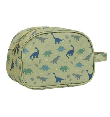 Etui voor jongens DINOS A Little Lovely Company kaki - thumbnail
