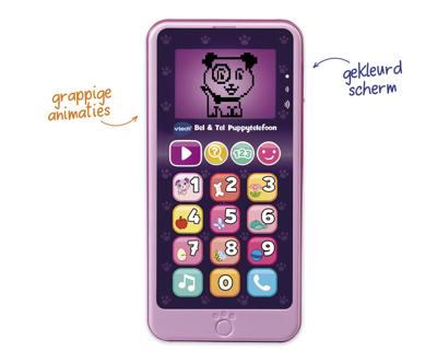 VTech bel tel puppytelefoon roze