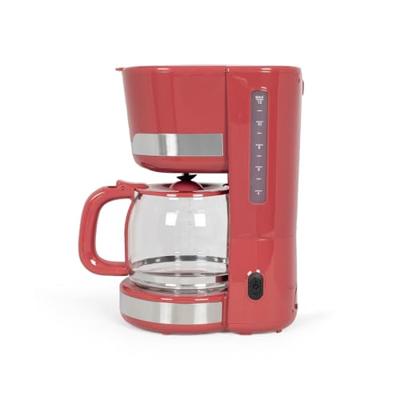 Elektrisch koffiezetapparaat - LIVOO - DOD201RC - 1000 W - 1,5 L - 12 tot 14 kopjes - Chilirood