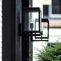 De Vecht Muurlamp Zwart - thumbnail