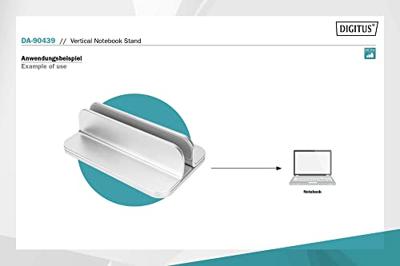 Digitus DA-90439 notebookstandaard Notebook- en tabletstandaard Zilver